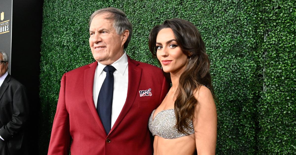 bill belichick jordon hudson red pants spot nfl relationship secret