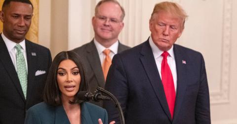 Kim Kardashian and Donald Trump