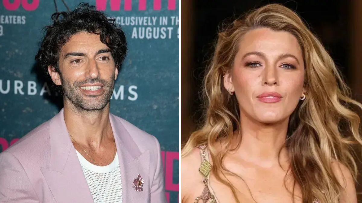 Split photo of Justin Baldoni and Blake Lively.