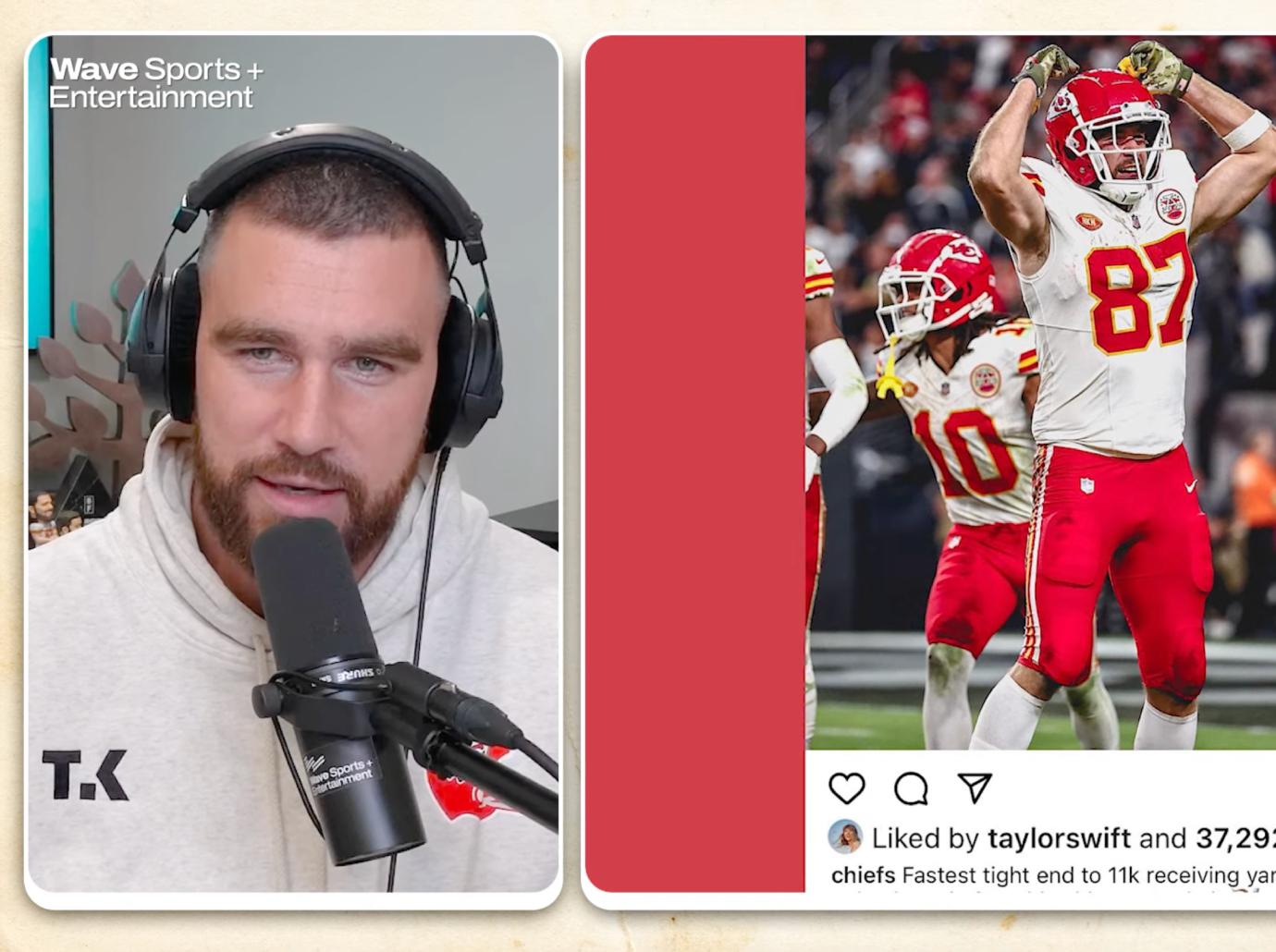 travis kelce taylor swift nickname revealed liked post