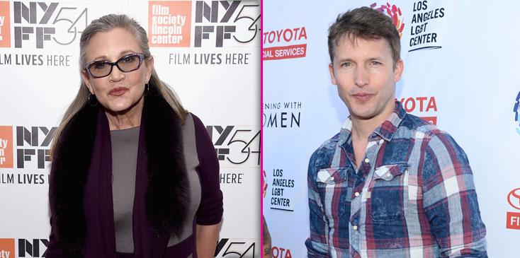 Carrie Fisher James Blunt American Mother Friendship Long