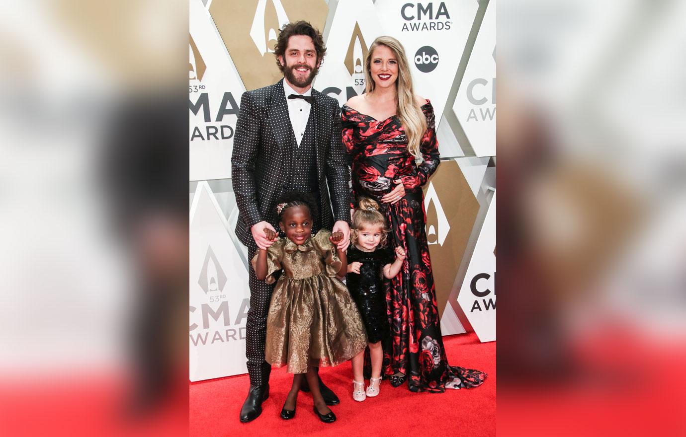 Thomas Rhett And Family On Red Carpet CMA Awards 2019