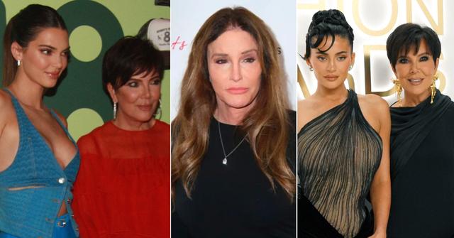 kylie kendall jenner side kris caitlyn tension family