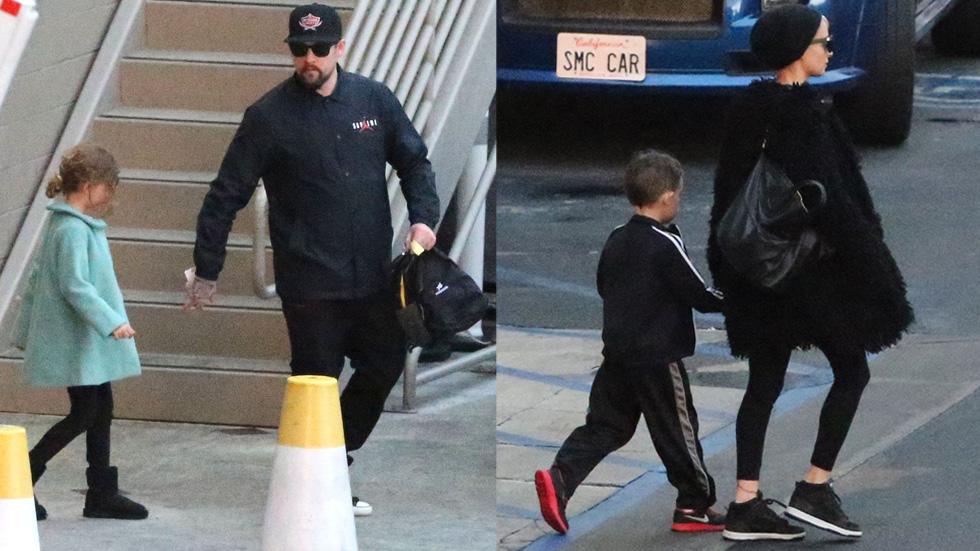 Nicole richie joel madden kids christmas shopping batman movies 01