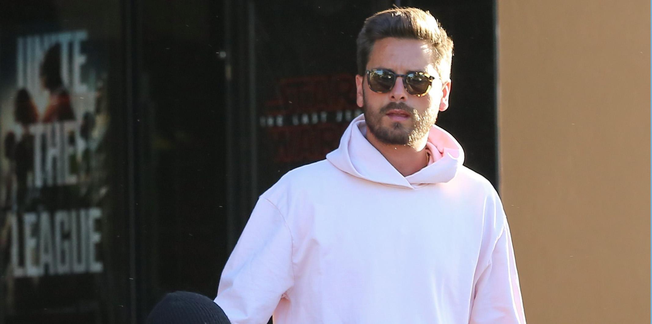 Scott Disick takes 7 year old Mason to a PG 13 film