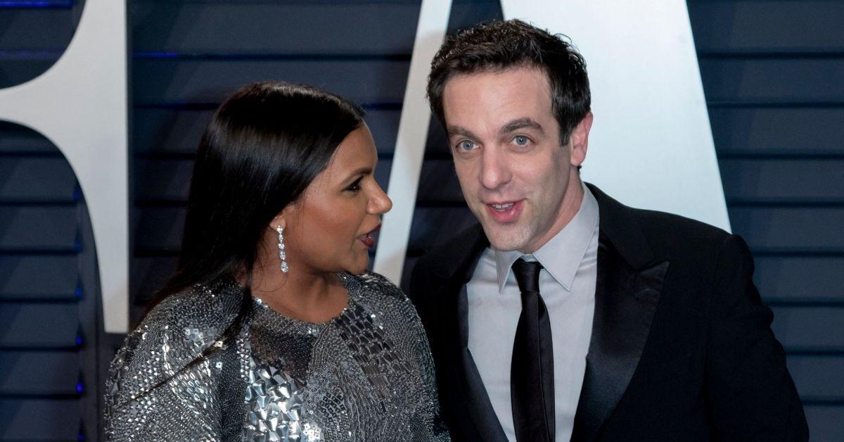 Photo of B.J. Novak and Mindy Kaling