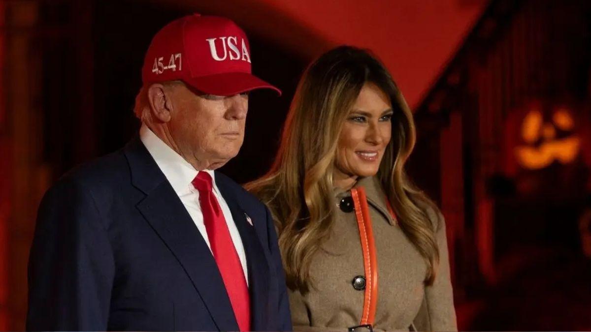 image of Donald and Melania trump 