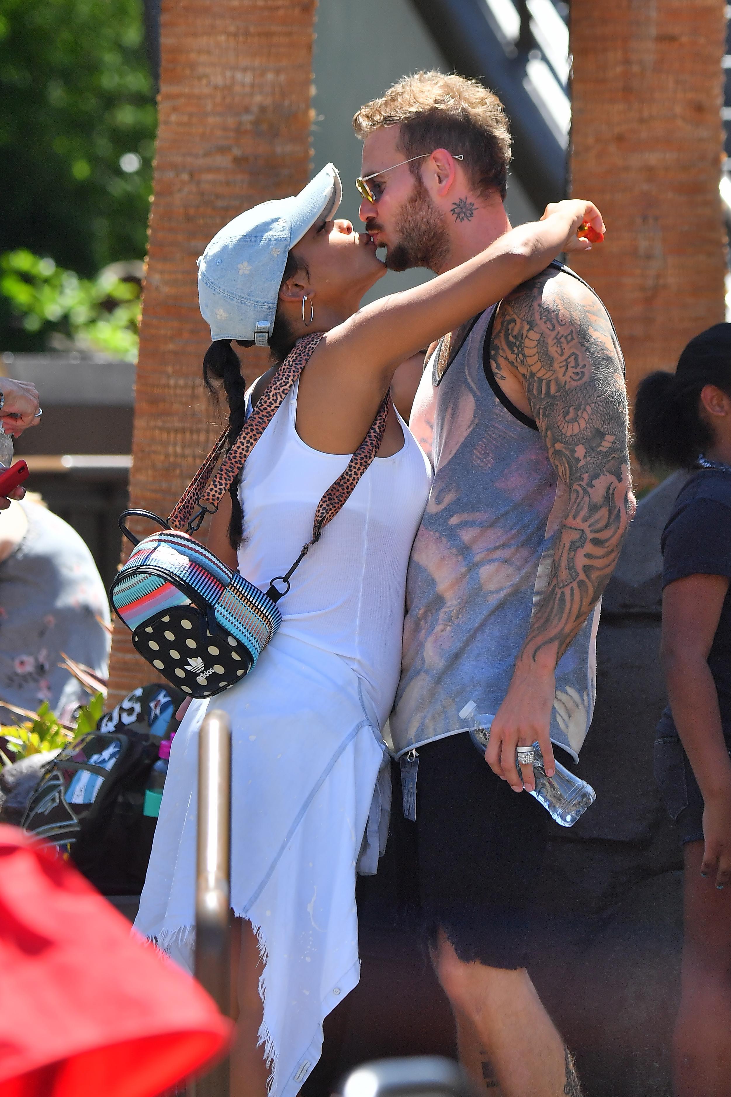 Christina Milian And Boyfriend Matt Pokora Pack On PDA