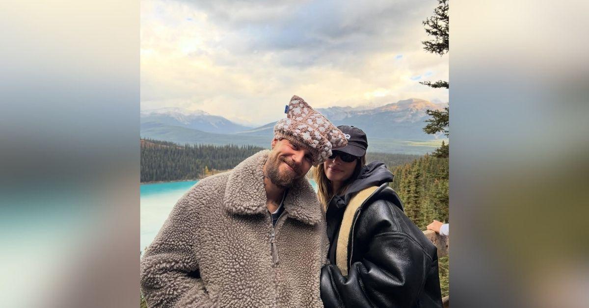 image of Justin and Hailey Bieber enjoyed a romantic getaway in Canada.