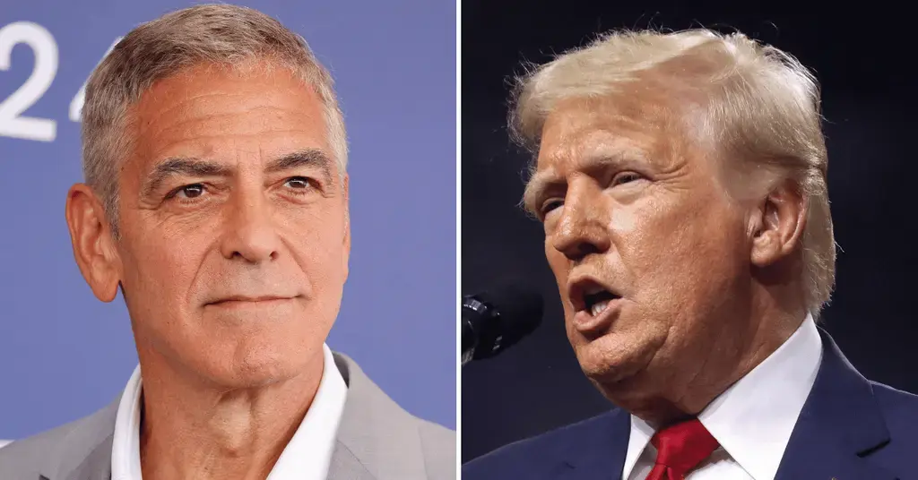 george clooney jokes storming capitol donald trump return democracy