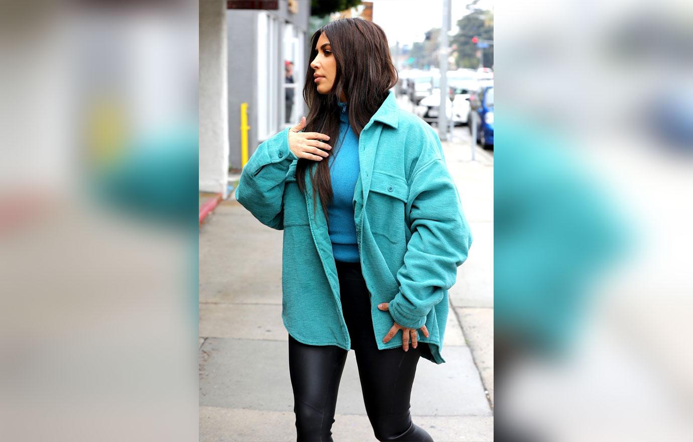 Kim Kardashian visits Sap and Honey in Studio City