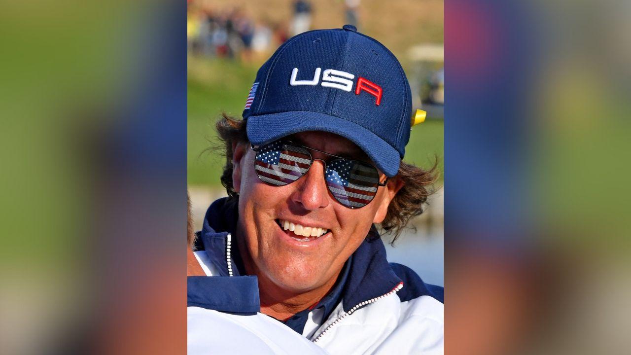 Image of Phil Mickelson has praised wife Amy Mickelson for supporting him through some of the darkest periods of his addiction.