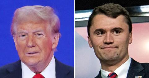 Photo of Donald Trump and Charlie Kirk