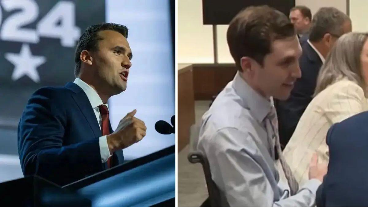 image of Charlie Kirk was shot dead at Utah Valley University on September 10, 2025.