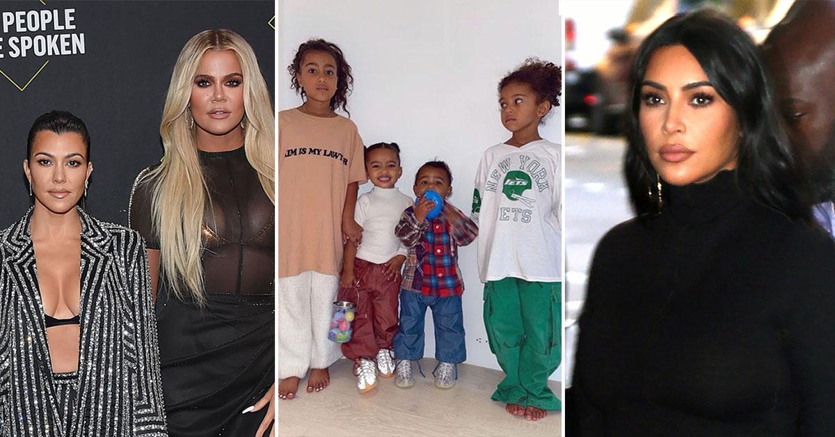 Kourtney & Khloe Kardashian Urge Kim To 'Petition For Full Custody' 