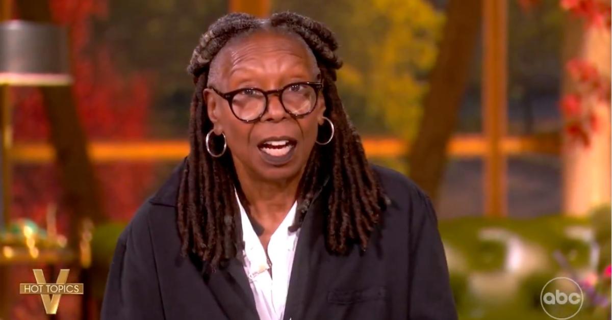 Photo of Whoopi Goldberg asked the audience how they felt about the idea of Donald Trump running for a third term as president.