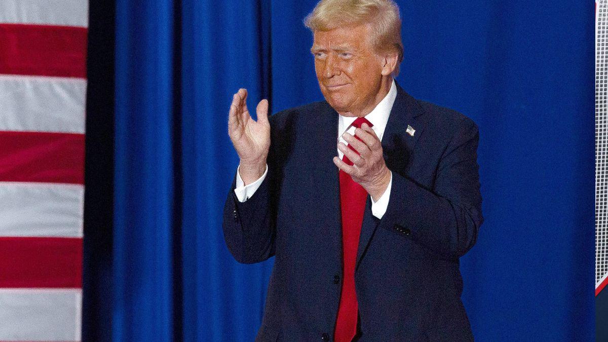 Image of White House spokesperson refuted claims of Donald Trump's declining health.