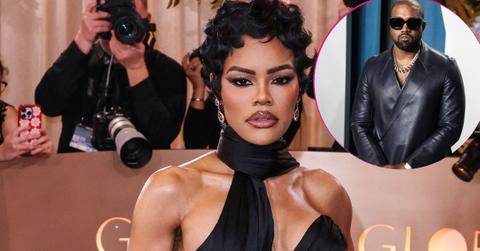 image of teyana Taylor, inset of Kanye west