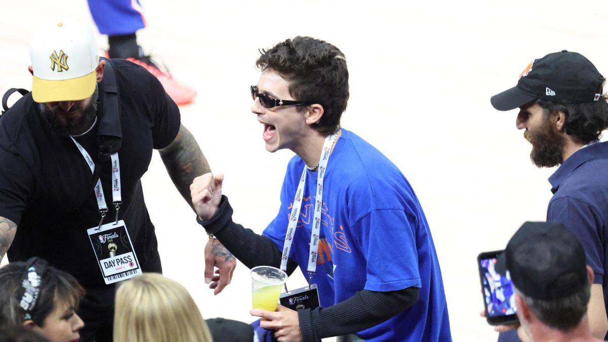Image of He was drenched in champagne during the locker-room festivities.