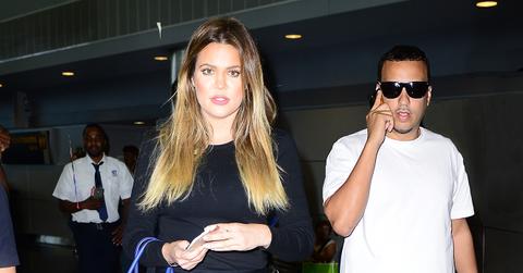 Khloe Kardashian and French Montana sneak a smooch as they fly out of NYC