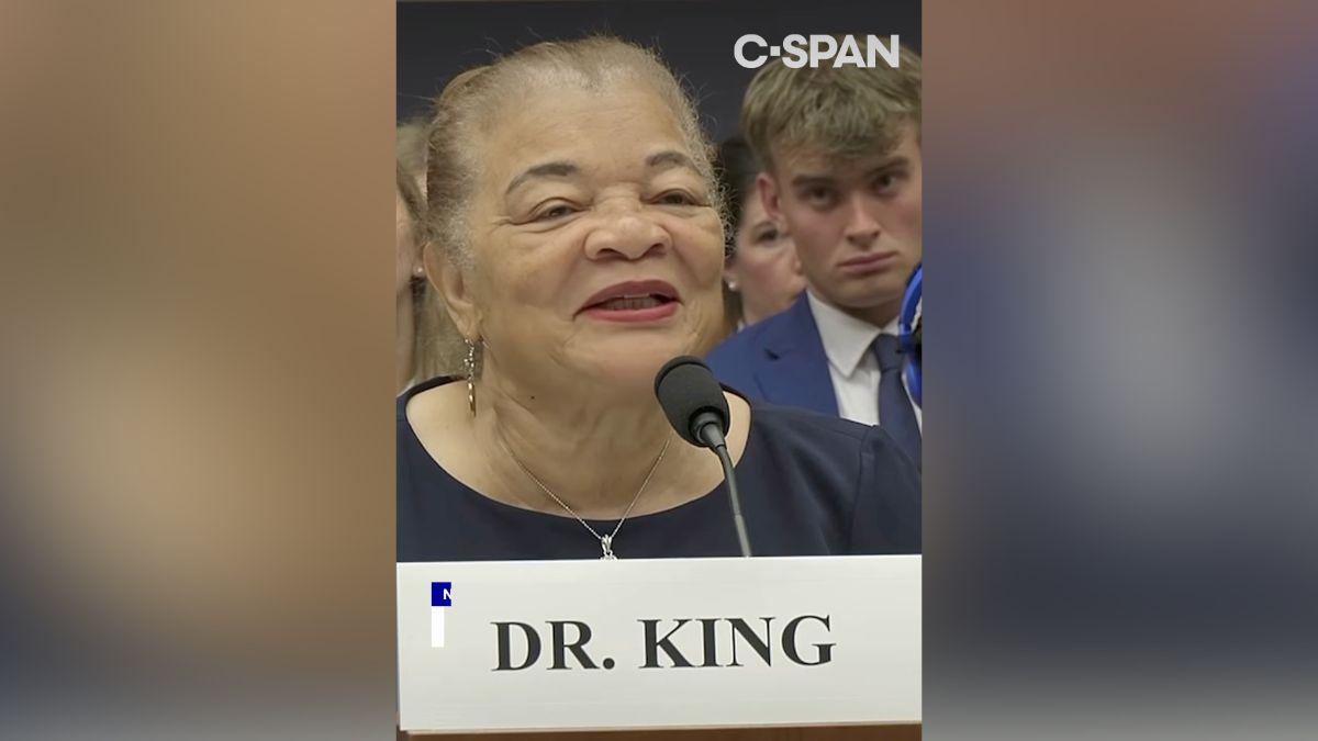Image of Charlie Kirk told Alveda King 'our DNA is the same.'