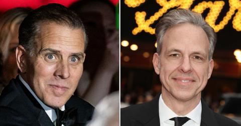 Composite photo of Hunter Biden and Jake Tapper