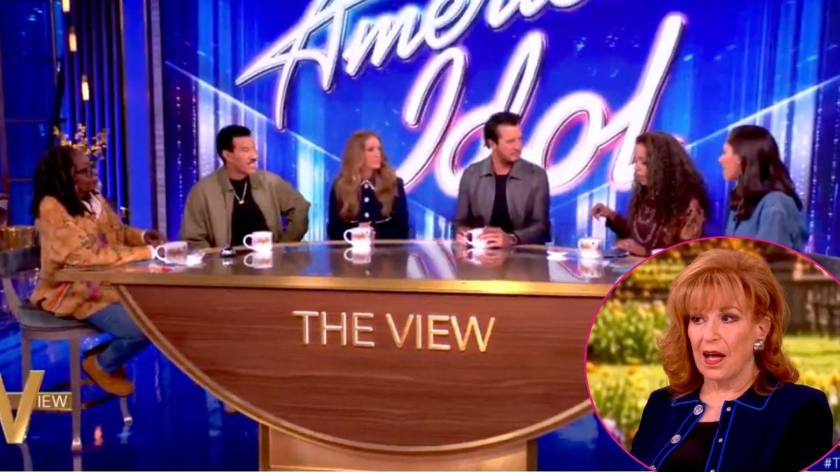 Composite photo of Carrie Underwood, Joy Behar and 'The View' cast