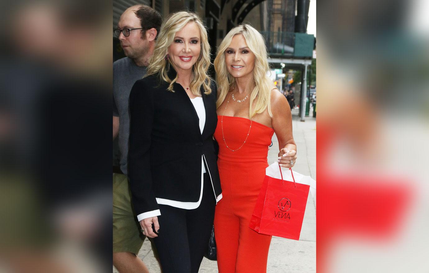 Shannon Beador and Tamra Judge of The Real Housewives of Orange County at the Jerry O' Show