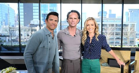 Photo of Kelly Ripa, Mark Consuelos and Walton Goggins