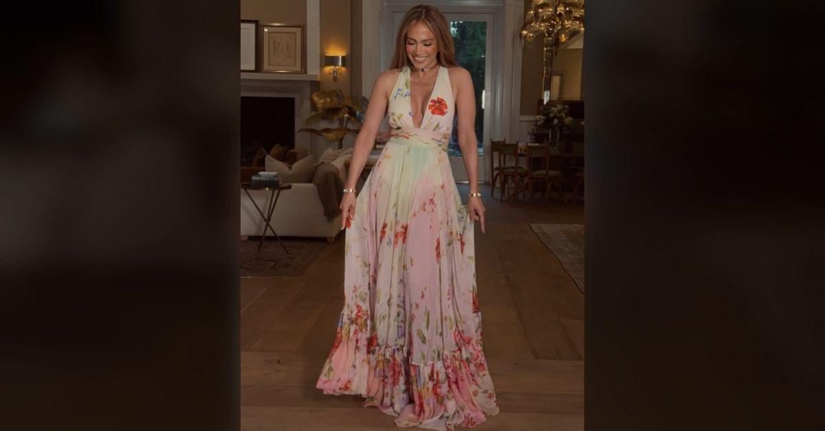 Photo of Fans were obsessed with Jennifer Lopez's floral look.