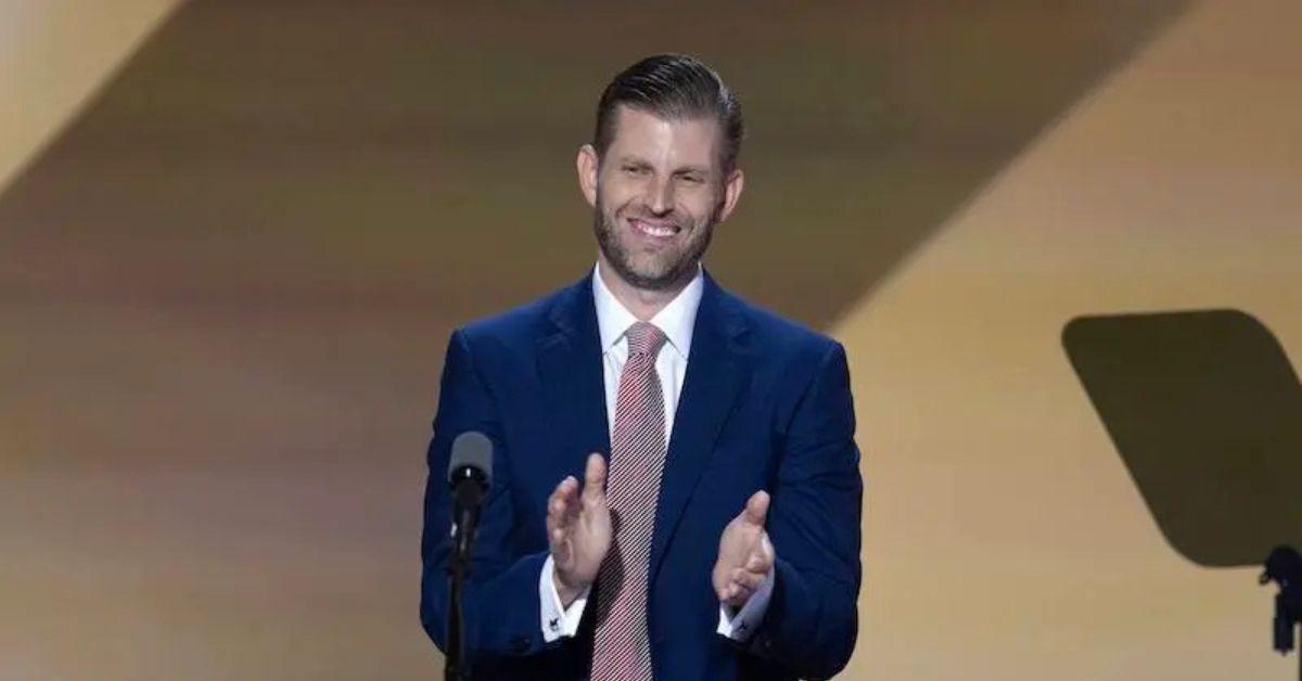 Photo of Eric Trump called his half-sibling's 'Trump Tower' date as 'PG-13.'