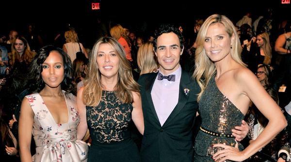 Heidi Klum Nina Garcia Zac Posen Heidi Klum