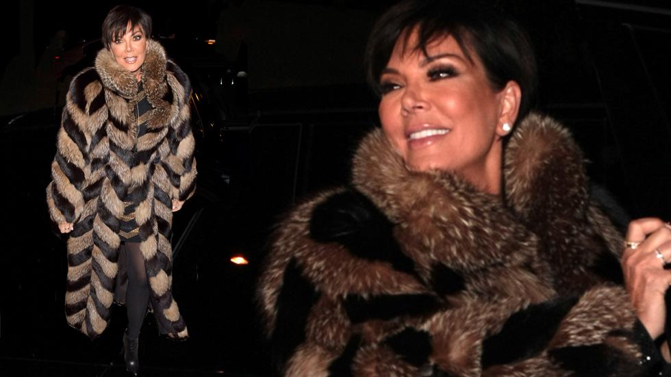 Kris jenner fur coat 01