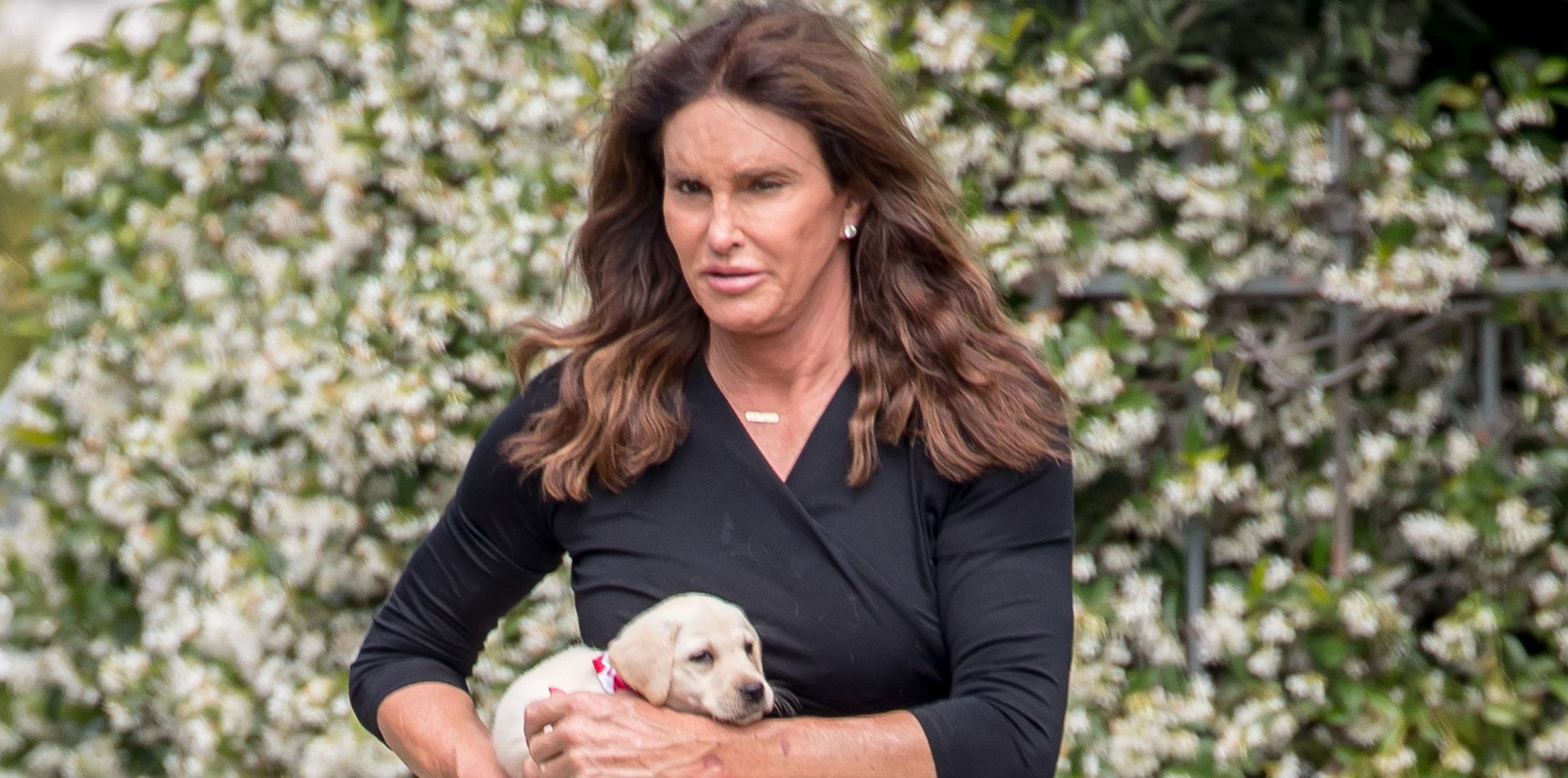 Caitlyn Jenner New Dog Puppy Photos Long