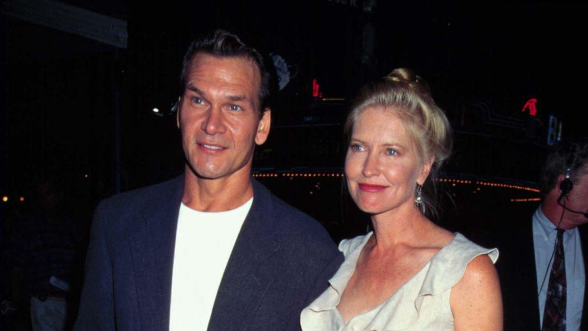 Photo of Patrick Swayze and widow Lisa Niemi Swayze. 