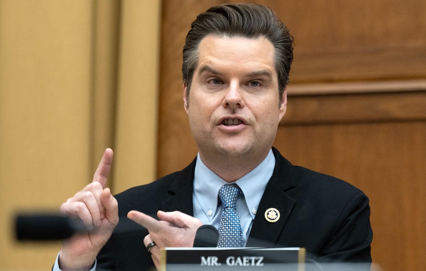 donald trumps maga minions matt gaetz labeled pathetic for attending donald trumps hush money trial