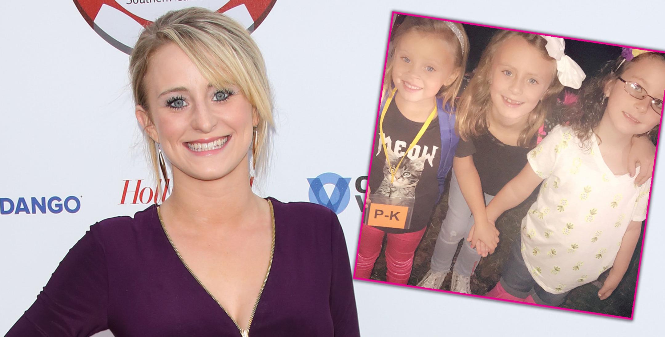 Leah Messer Posts ADORABLE Pics Of Her Daughters Heading To School