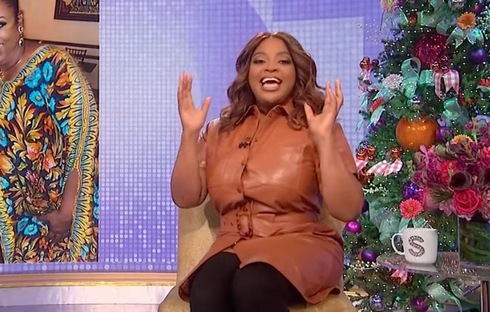 sherri shepherd christmas dress the wendy williams show