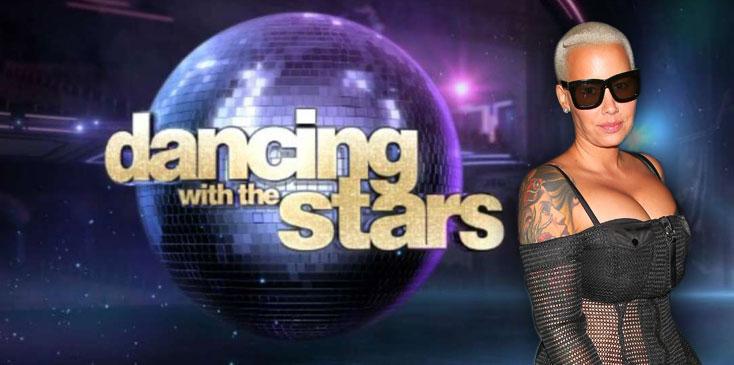 amber rose dwts drama