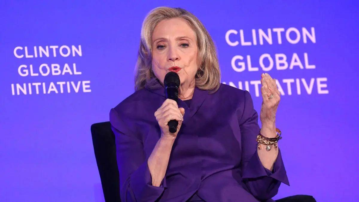 Photo of Hillary Clinton walked out of the deposition after learning Lauren Boebert took a photo of her and had it posted online.