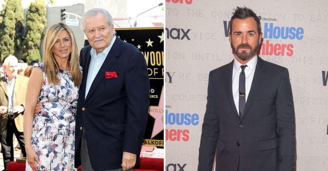 jennifer anistons ex justin theroux consoling dads death talk every day