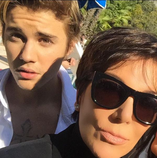 Justin bieber kris jenner