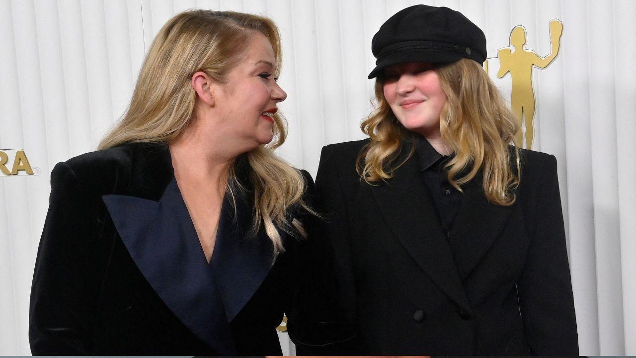 Image of Christina Applegate and daughter Sadie Grace LeNoble.