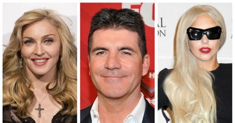 Madonna Simon Cowell Lady Gaga