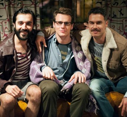 Jonathan Groff and cast of Looking on HBO