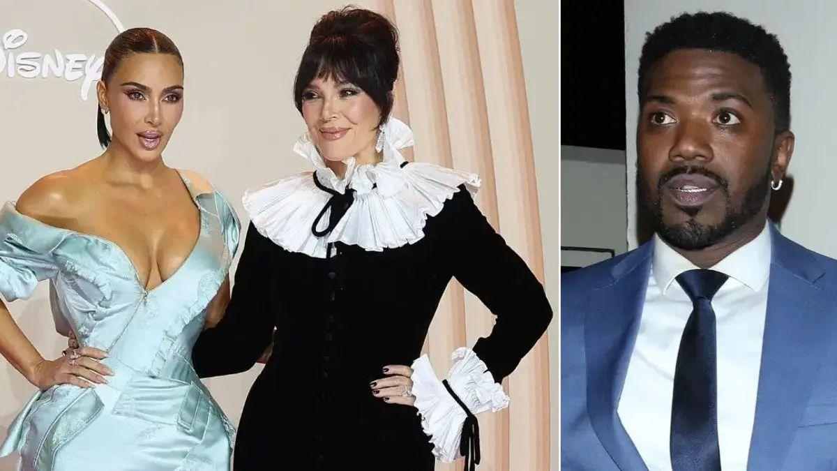 Photo of Kim Kardashian and Kris Jenner filed a defamation lawsuit against Ray J in October 2025. 