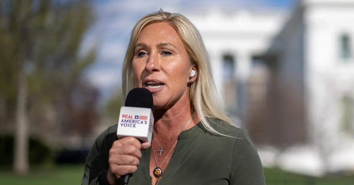 Photo of Greene criticized Trump for not making an effort to release the files relating to s-- trafficker Jeffrey Epstein.