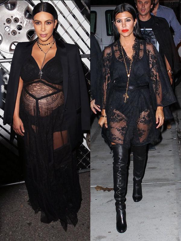 Kim Kardashian stisters steal style