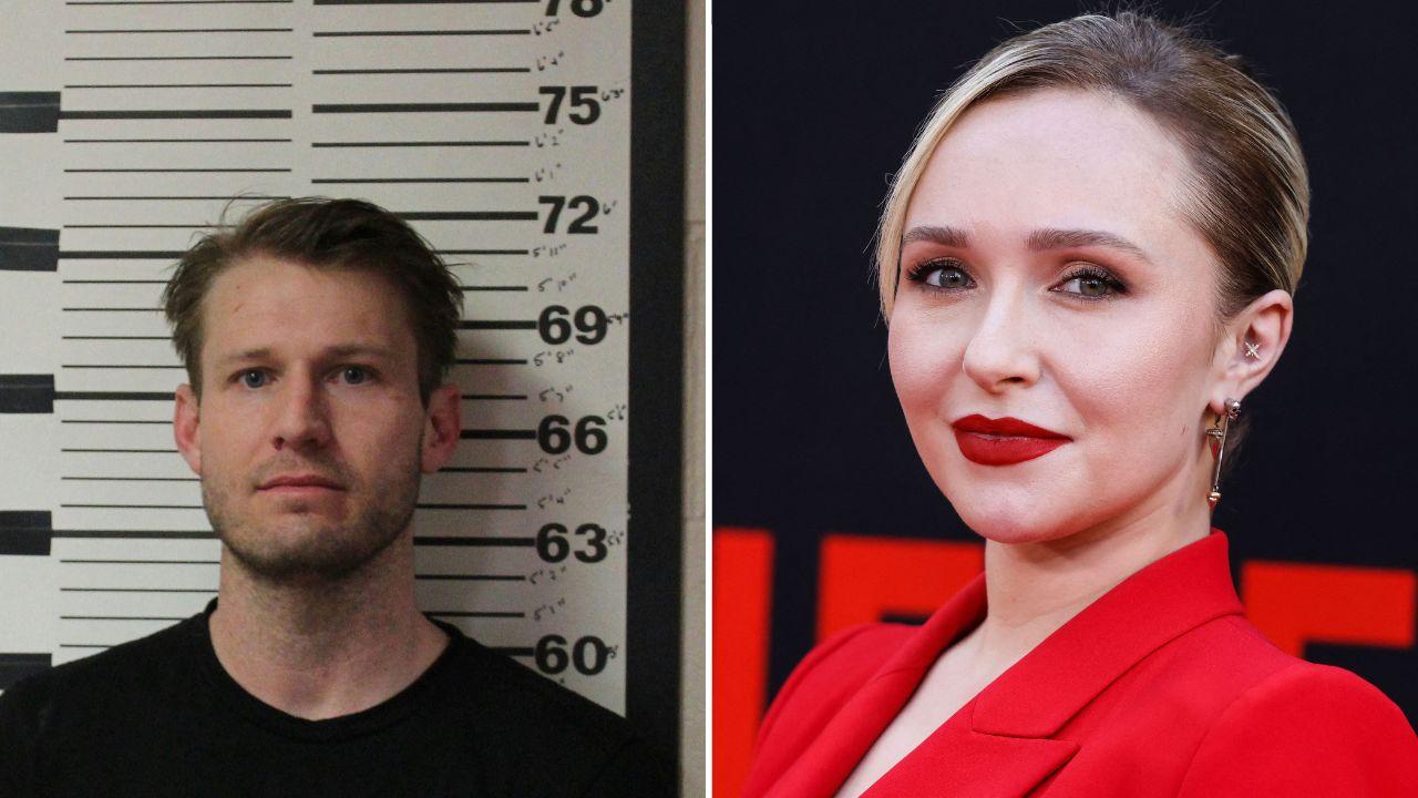 Split photo of Brian Hickerson and  Hayden Panettiere