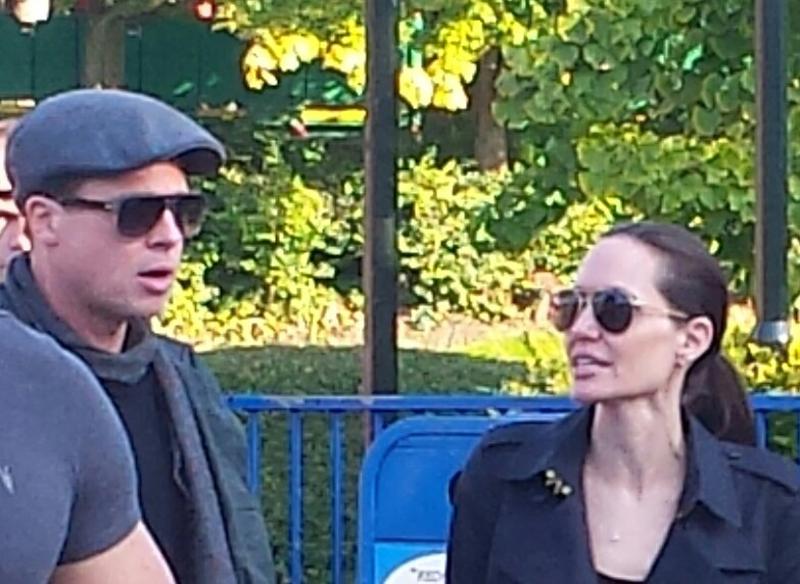 Exclusive&#8230; Brad Pitt And Angelina Jolie Argue At Legoland In Windsor ***NO USE W/O PRIOR AGREEMENT &#8211; CALL FOR PRICING***